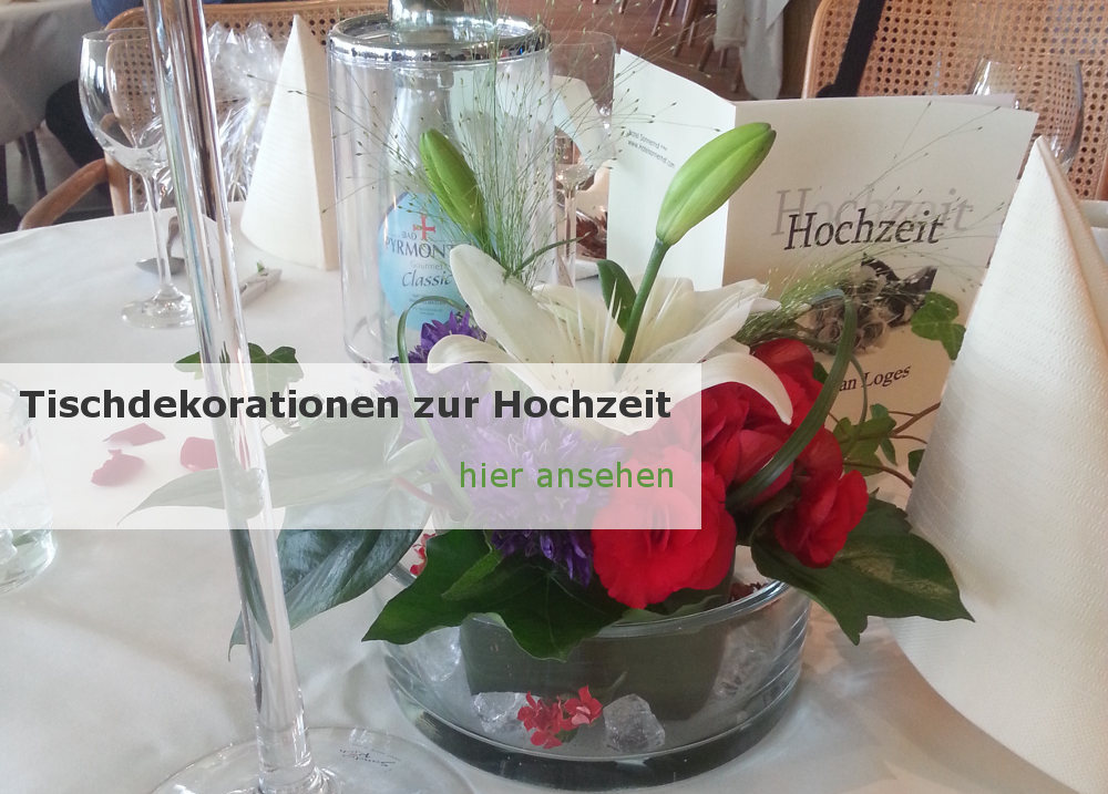 Tischdeko Hochzeit Slider