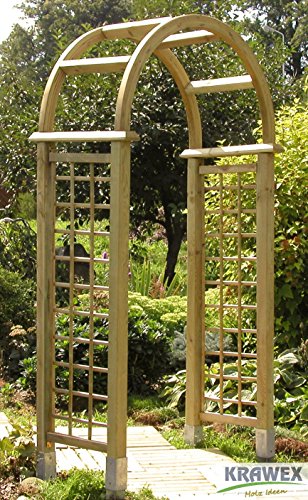 Pergola Rosenbogen Rankhilfe Holz Torbogen 120x225x60 Floristikvergleich