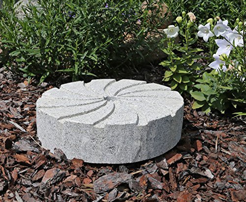 Mühlenstein Mühlstein Mahlstein als Garten Deko aus Granit Stein