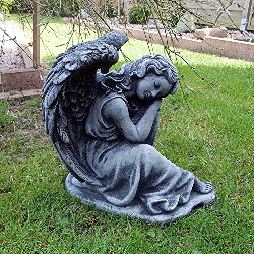 Radam Gartenfgur Engel Stzend XL Grabengel Grabschmuck Deko 26 Cm
