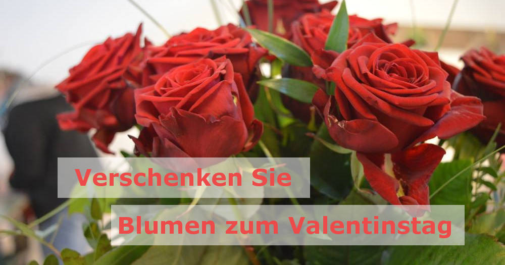 Blumen zum Valentinstag