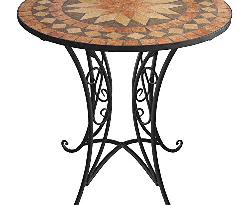 Multistore 2002 Mosaik Gartentisch rund Ø70cm Mosaiktisch Beistelltisch